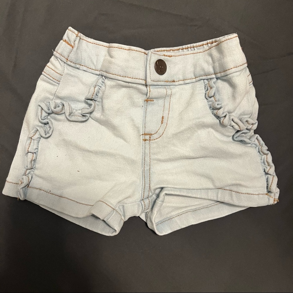 Garanimals denim shorts size 3-6 months